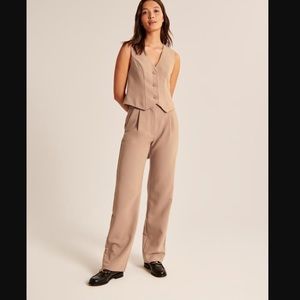 LONG Tailored Straight Pants